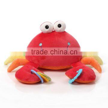 St colorful crab pillow in car toys factory in China