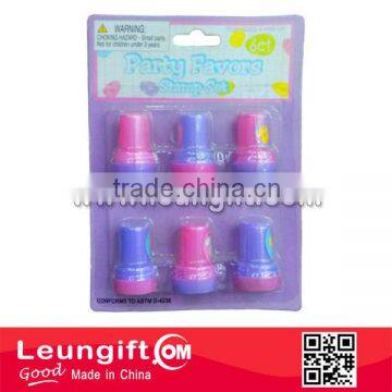 Leungift children stamper 6pcs per card