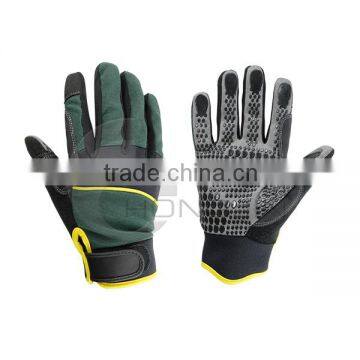 Synthetic Leather Work Gloves for Extra Grip