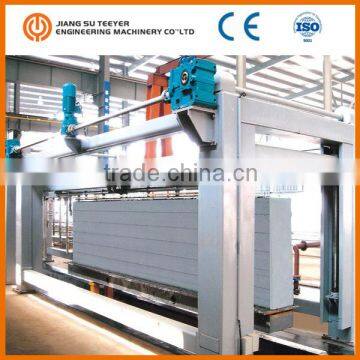 autoclaved aerated concrete slab cutting machine