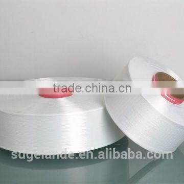 fdy polyester yarn semi dull raw white