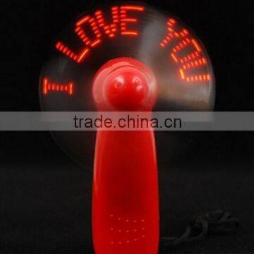Hot Sale LED Mini Fan/mini Usb Message Led Fan photo-3