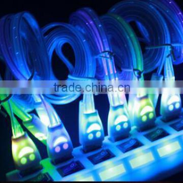 Hot sales !!! lighting cable / charging light cable / usb lighted cable