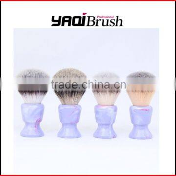 resin handle badger hair shaving brush