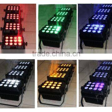 12*15W Professional Pro Light Show Backdrop Decoration Battery Powered Led Lights