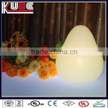 LED illuminous furniture coloful ceramic pear decoration/furniture plastic decoration/decoration pear kitchen decoration