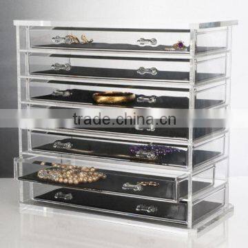 Durable classical acrylic jewelry box holder