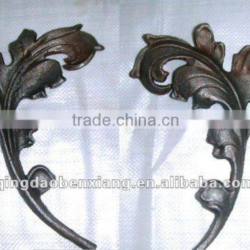 ornamental wrought iron casted flowers for fence,gate,window