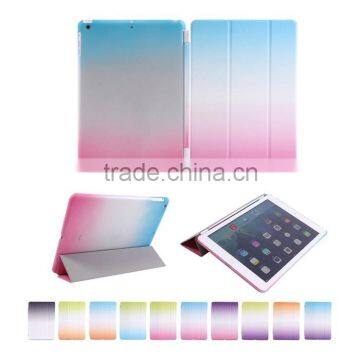 Alibaba Hot Selling Fashion Iridescent Flip Case for iPad Pro 9.7"