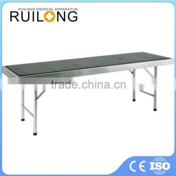 Simple Stainless Steel Foldable Hospital Sofa Examination Couch