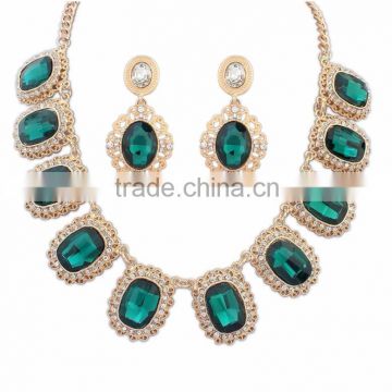 Wholesale new design cheap crystal jewelry sets from china market