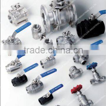 full welded ball valve with handle