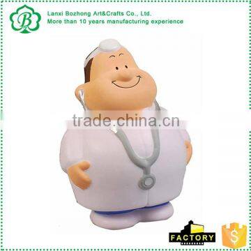 Promotional Doctor Bruce Stress Toy with logo printed