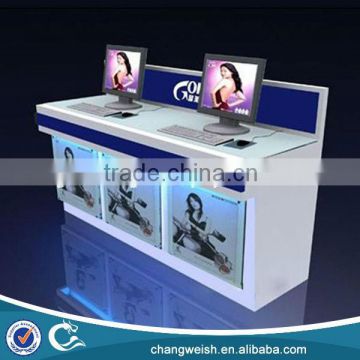 MDF laptop display table with led light