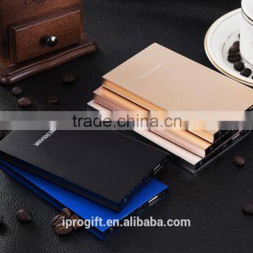 New Arrival Ultra Slim Metal Portable Micro USB Power Bank Battery Charger 4000mah photo-4