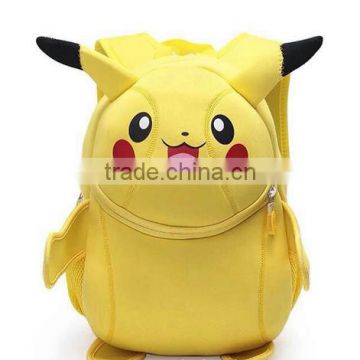 neoprene cartoon backpack for kids 2016