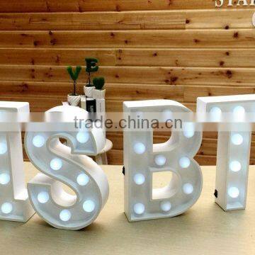 direct manufacture of channel letter light vintage sign wedding light