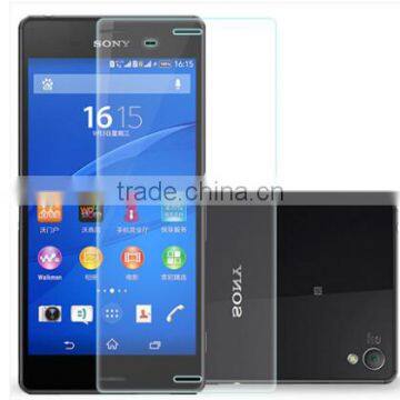 wholesale 0.33mm shatterproof tempered glass screen protector for sony Xperia Z3