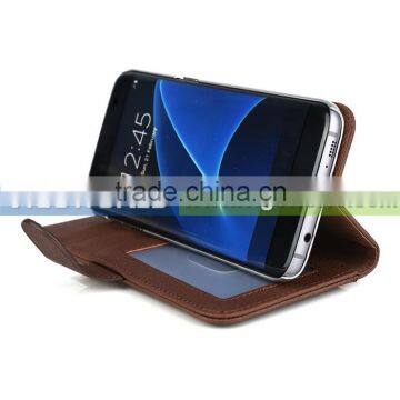 New Arrival Card Slots /card Holder Leather Stand Case for Samsung s7 Edge photo-5
