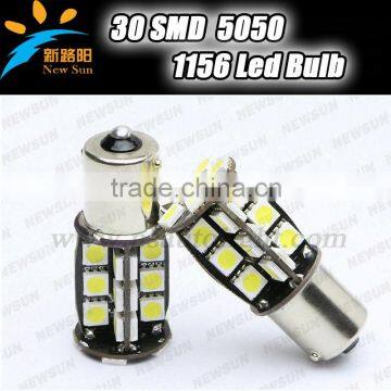 2x car led P21w s25 ba15s 1156 30 led 5050smd canbus led turn signals light bulb lamp 12V white yellow red