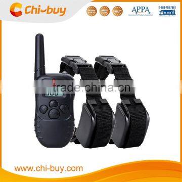 300m Remote Control 2 dogs, No Bark Dog Training Shock and Vibration Collar