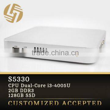 China Customized PC Processor Intel Core I3 Barebone Mini Computer