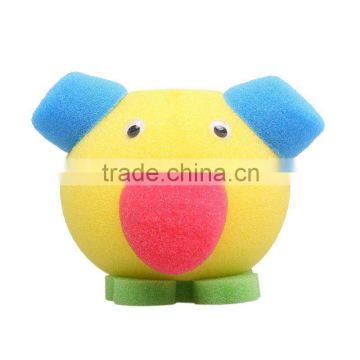 Animal sponge for cleaning body or gift