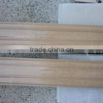 BEIGE Decorative ogee marble stone chair rail moulding