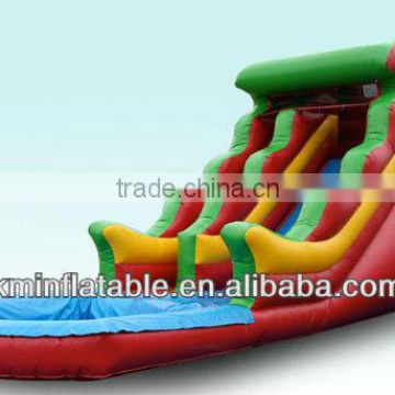 Giant inflatable water slide