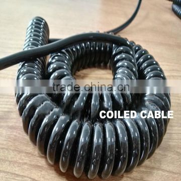 57mm large size coiled od spiral cable