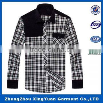 Plus Size Classic Flannelette fancy shirts for men/casual plaid flannel shirts for men/shirts for men