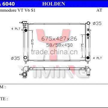 Auto radiator for Holden Commodore VT V6 S1