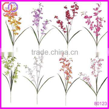 Cheap Artificial Peacock Blue Flowers With Decorate Room