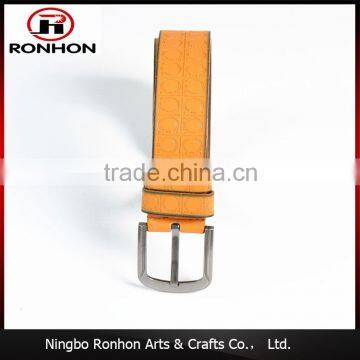 High demand products grain leather belt shipping from china