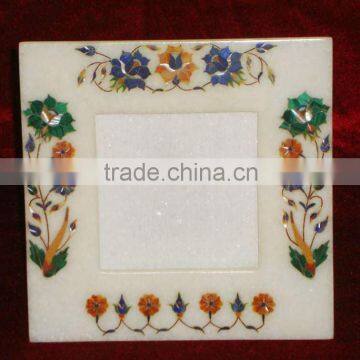 Square Marble Stone Inlaid Picture Frame