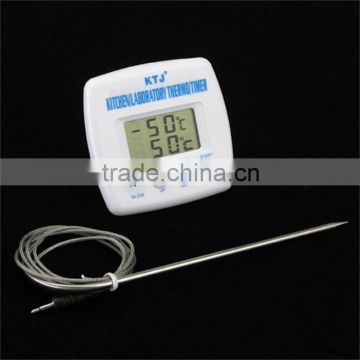 2016 new arrival Digital LCD display Thermometer Alarm Cooking Kitchen BBQ Food TA-238