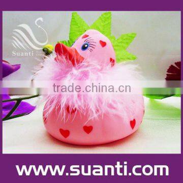 2016 pink floating bath duck toy