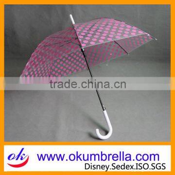 Translucent Umbrella,PE POE PVC Transparent Umbrella With Custom Printing