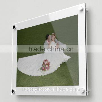 wall mount acrylic frame