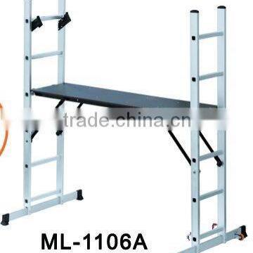 aluminium used scaffold ladder with wheels