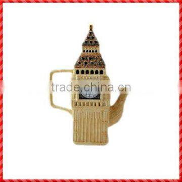 Vividly handmade hotsale ceramic restaurant tea pot