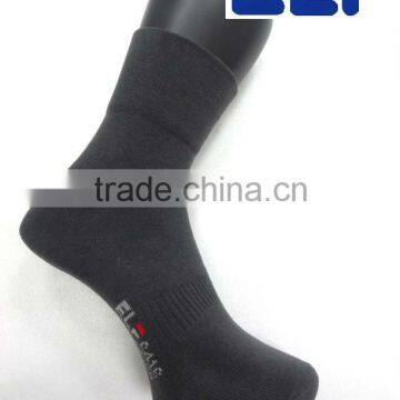 Wide top cotton men socks