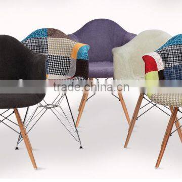 Antique Computer Chair Fabric Seat Beech Legs Dining Chair