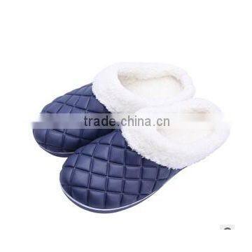 2015 new men and women casual indoor warm plush winter eva garden shoesinsert fur lining