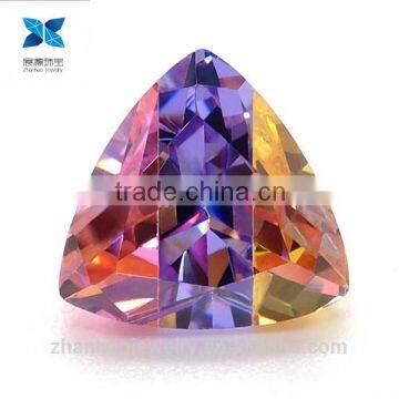 mix natural landscaping colored crushed stone multicolor gemstones / special shape cut for jewelry .