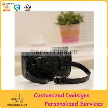 fashion mini leather waist bag for girls