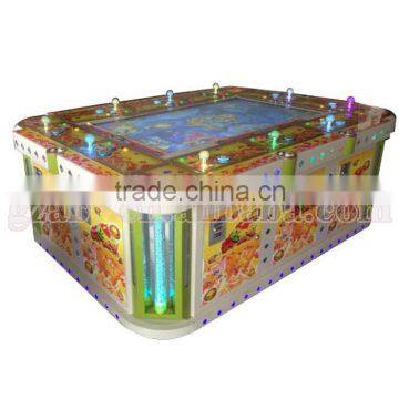 Wholesale coin operated game machine dragon king fish hunter arcade game machine with 6-8 players