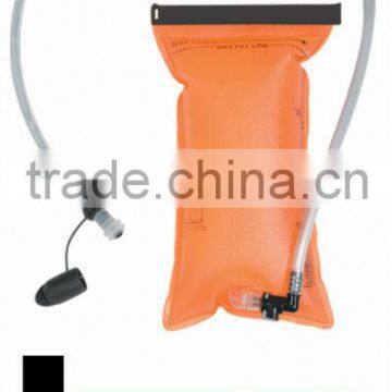 orange foldable water bladder ,plastic bag,hydration bladder.water box