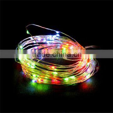 Plastic fairy light flexible customzied mini led copper wire string lights