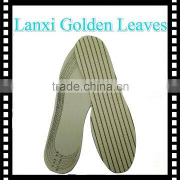 3mm thick white latex deodorizing shoe insoles non scent printed shoe pads non-electric insole for heater